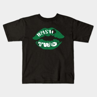 irish two st patricks day shamrock thing two Kids T-Shirt